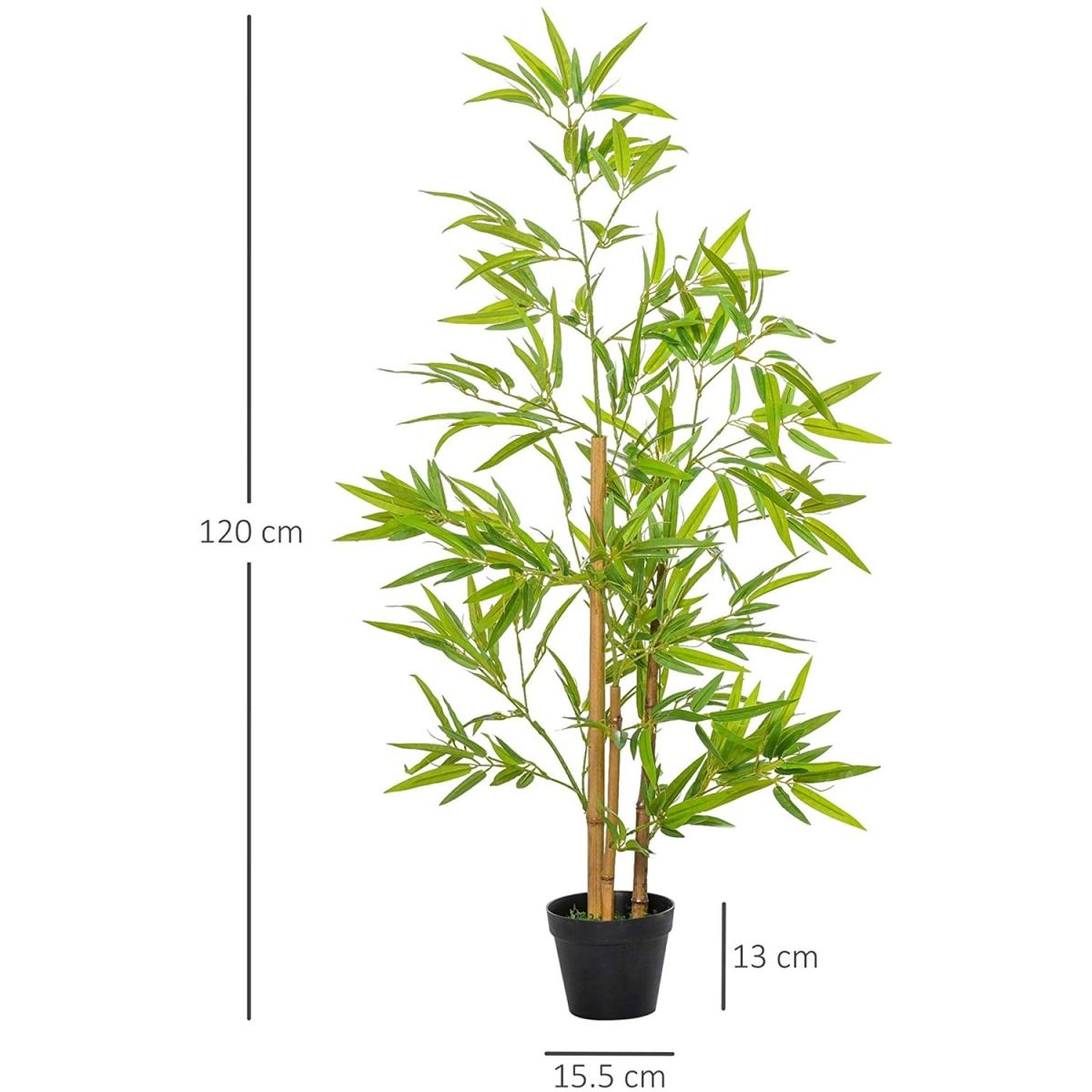Set of 2 120cm Artificial Bamboo Trees - Bamboo – image 8
