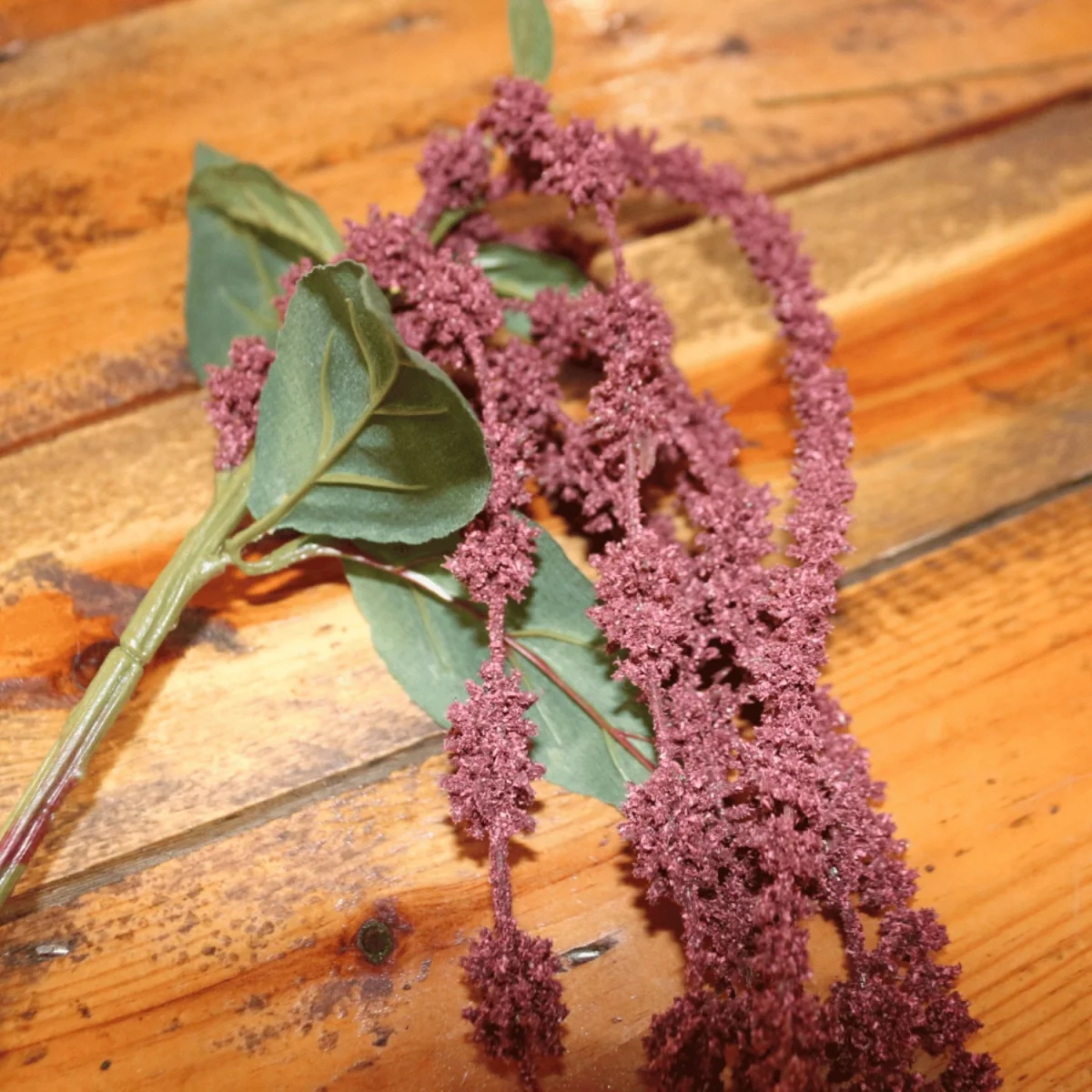 Burgundy Amaranthus Red Artificial Flowers - Red – image 2
