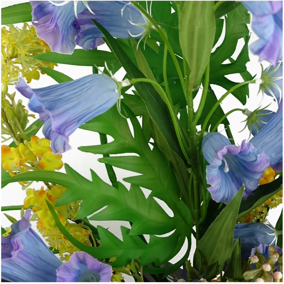 Artificial Large Trumpet Flower Stem 100cm - Blue – image 2