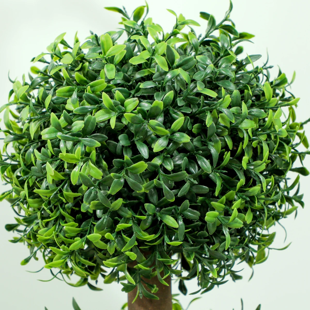 HOMCOM Set of 2 Decorative Artificial Plants in Pot Green - Green – image 7