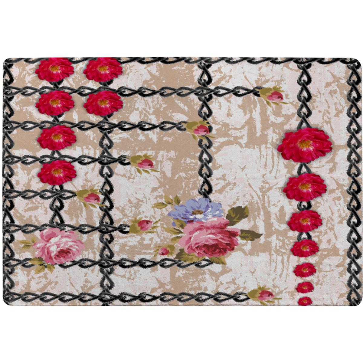 Flowers Chains Rug - Red / 230cm – image 2