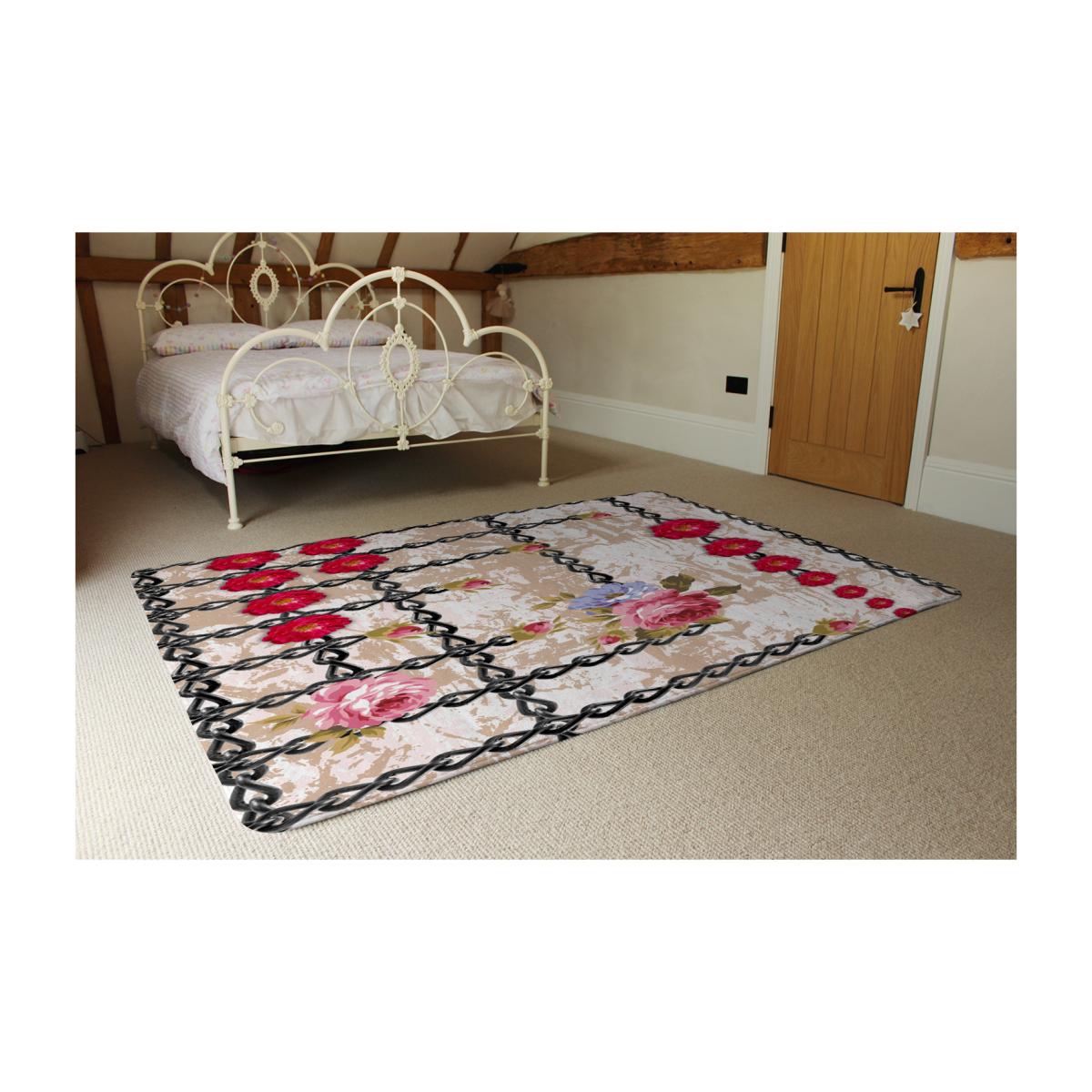 Flowers Chains Rug - Red / 230cm – image 1