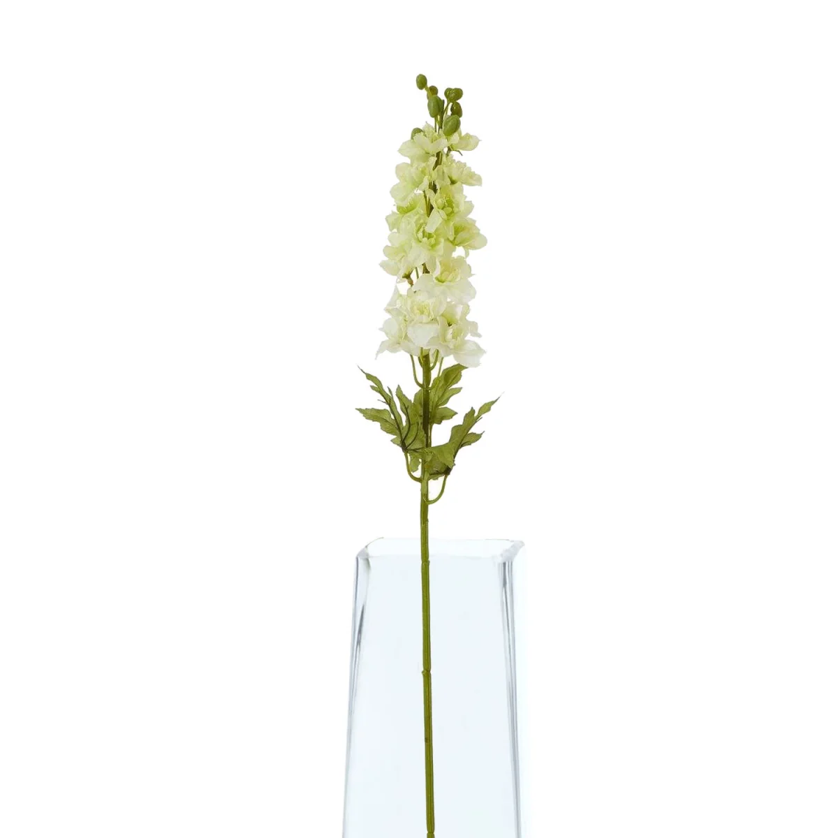 Hill Interiors Elatum Delphinium Artificial Flower - White – image 3