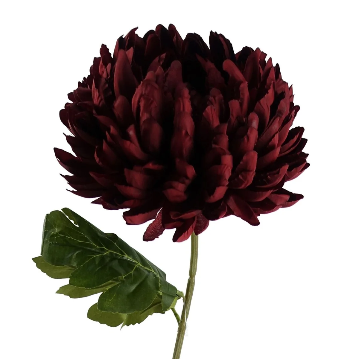 Pack of 6 x 75cm Artificial Extra Reflex Chrysanthemum Orange - Yellow Flower Stems – image 40