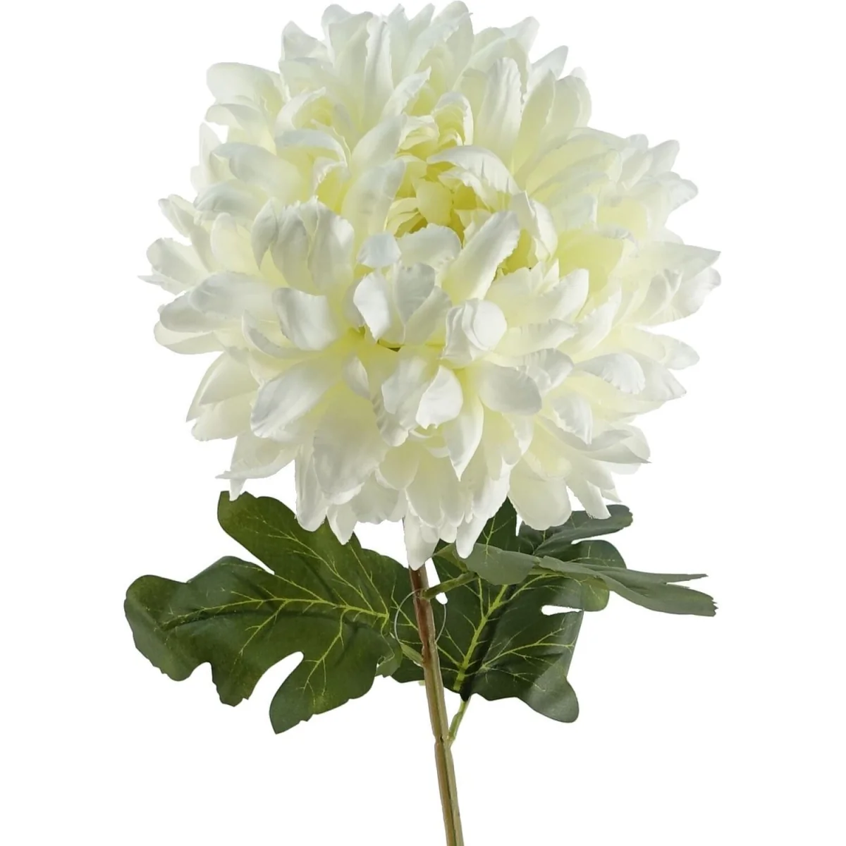 Pack of 6 x 75cm Artificial Extra Reflex Chrysanthemum Orange - Yellow Flower Stems – image 44