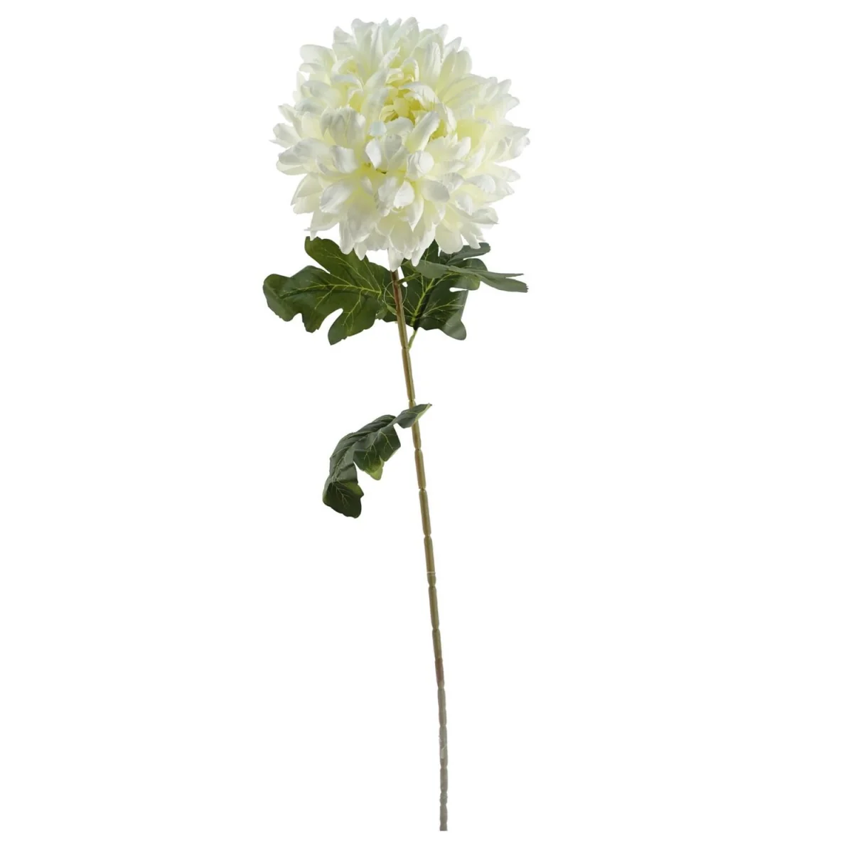 Pack of 6 x 75cm Artificial Extra Reflex Chrysanthemum Orange - Yellow Flower Stems – image 47