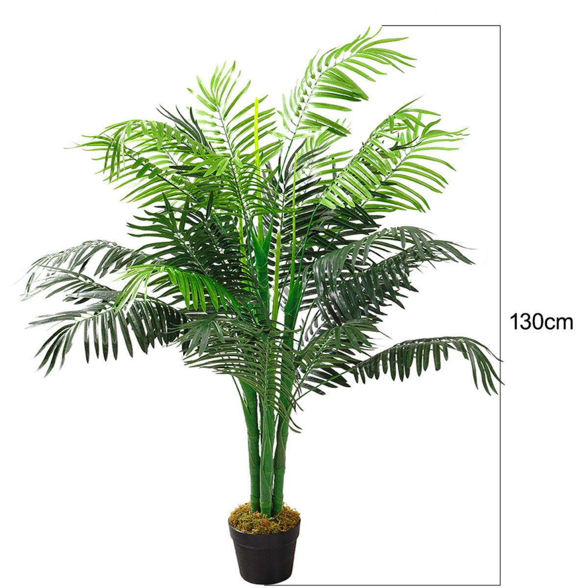 Artificial Potted Palm Tree for Home Decoration - Green – image 3