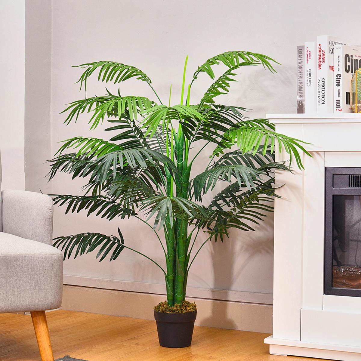 Artificial Potted Palm Tree for Home Decoration - Green – image 4
