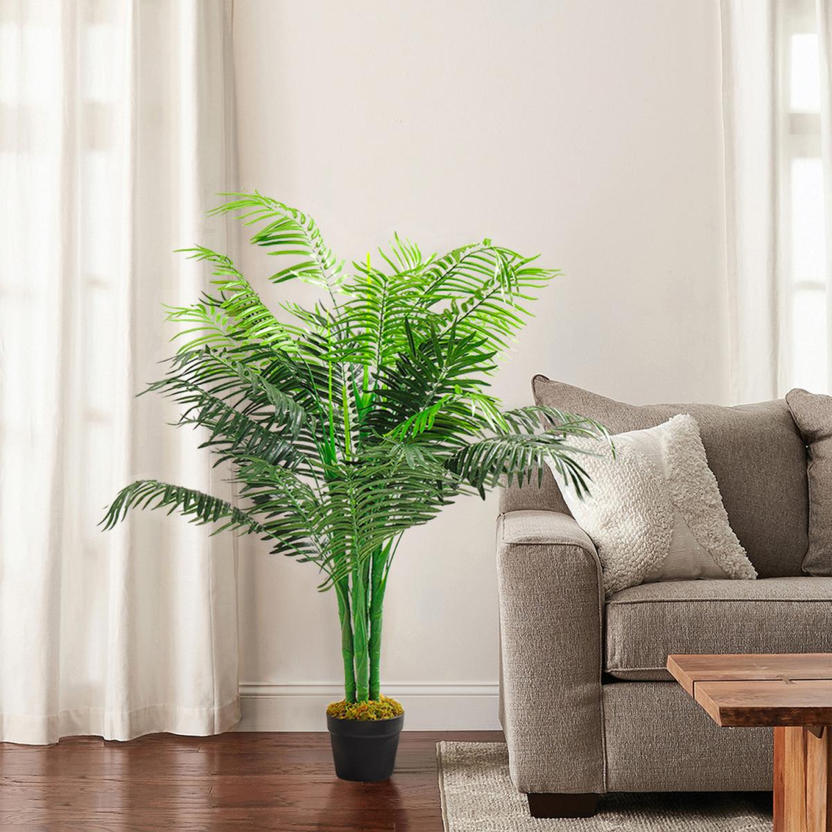 Artificial Potted Palm Tree for Home Decoration - Green – image 5