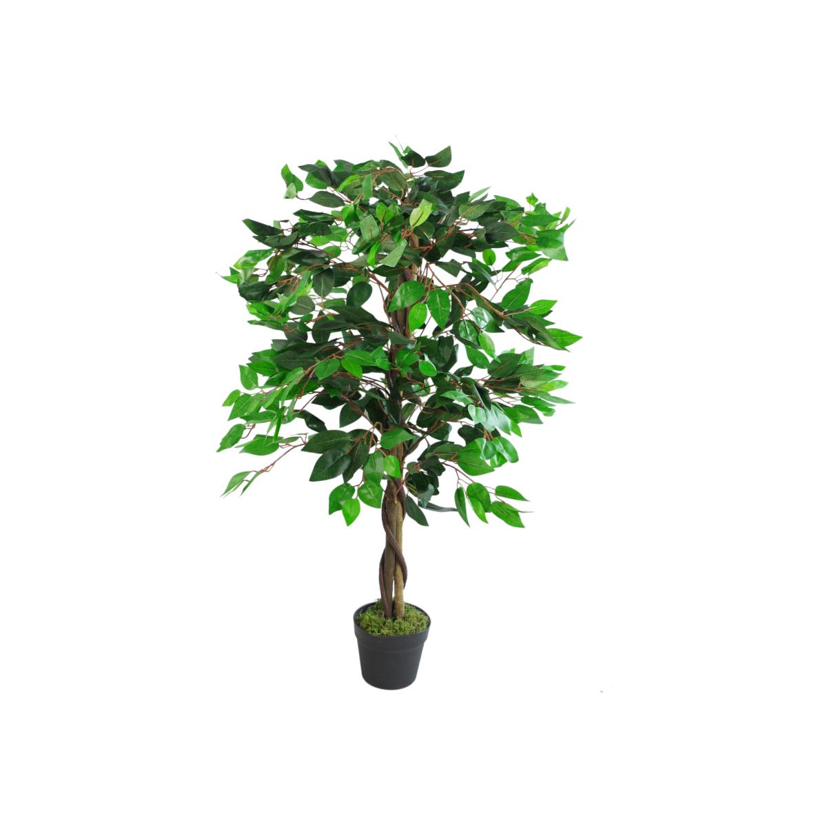 Large Artificial Bushy Ficus Tree - Green