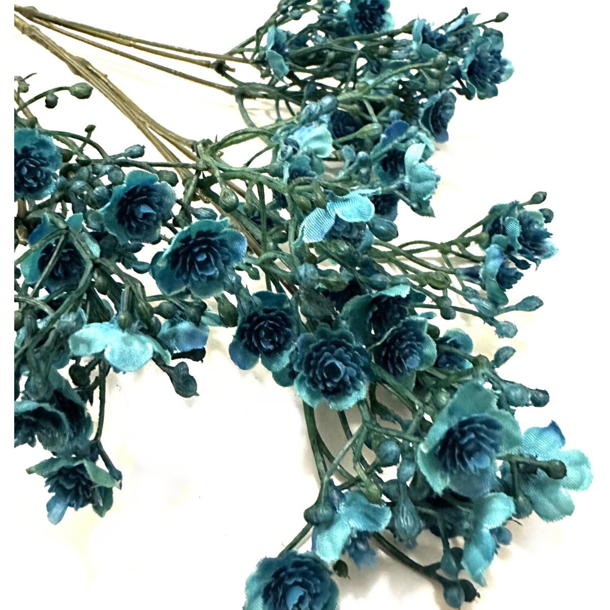 Artificial Gypsophila Flower Stems - Blue – image 3