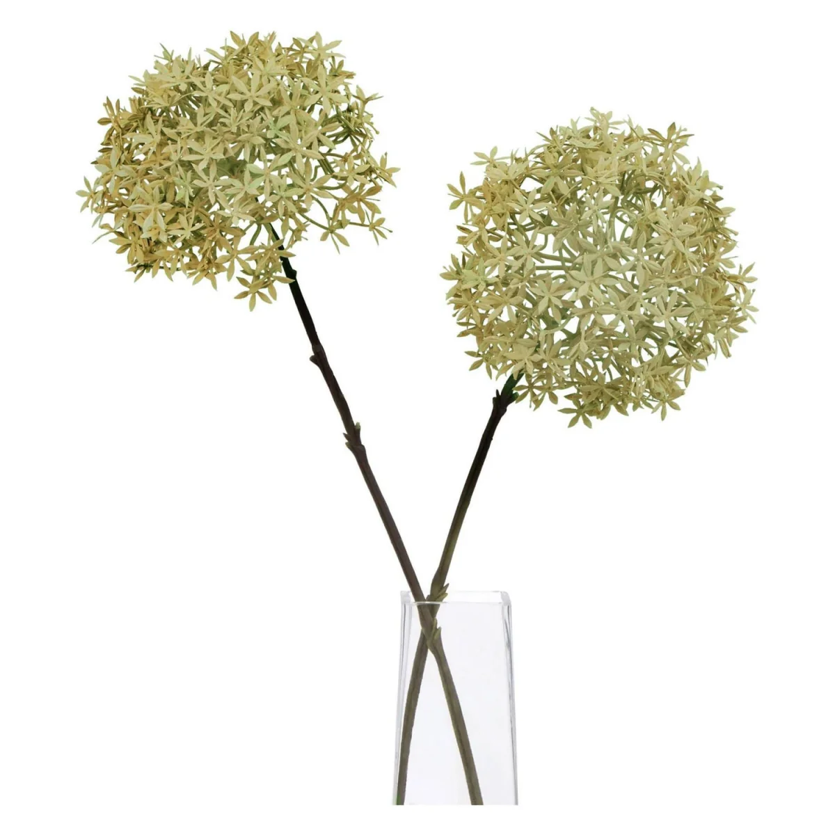Hill Interiors Allium Stem Artificial Flower - Green/Beige – image 2