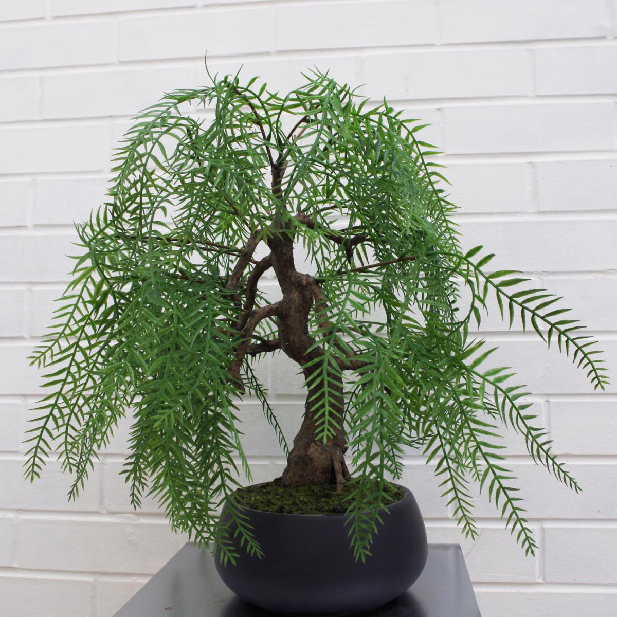 Artificial Luxury Willow Bonsai Tree - Green