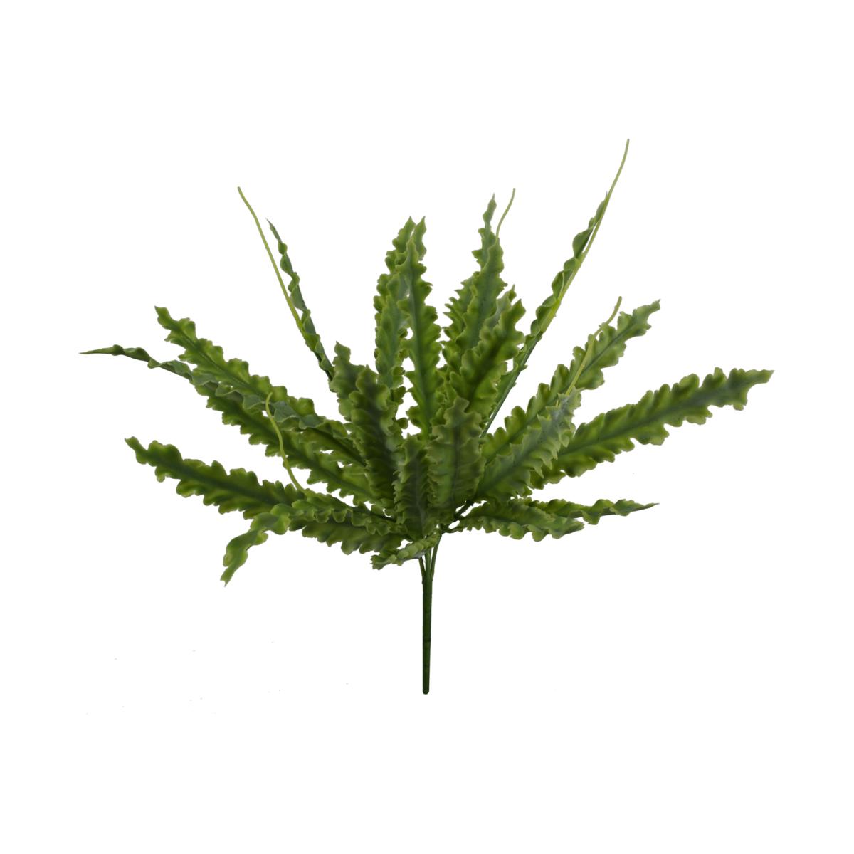 Artificial Crocodile Fern Plant - Green