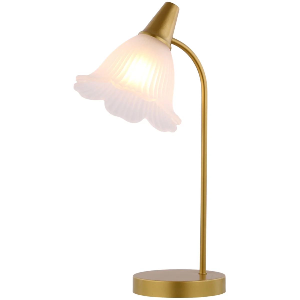 Chloe Flower Table Lamp - Gold – image 3