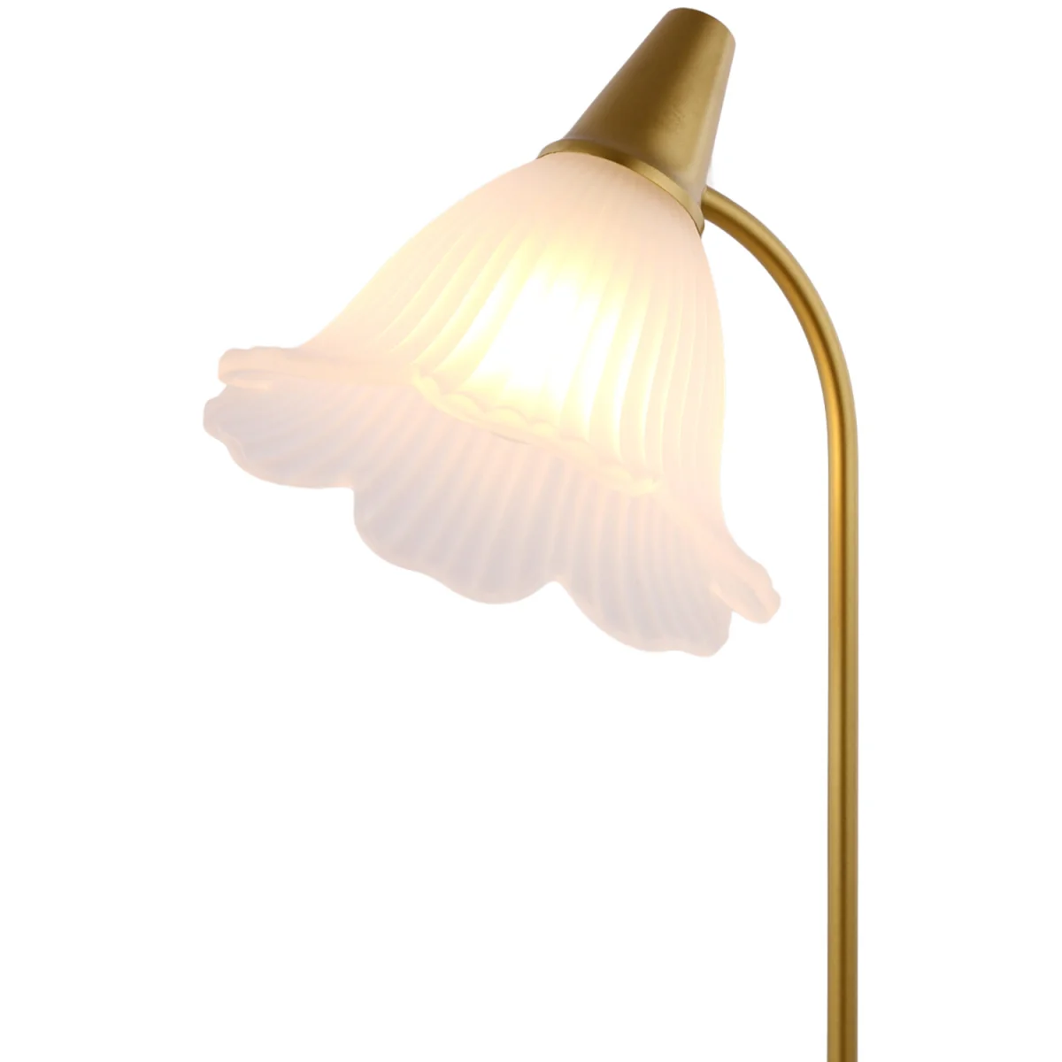 Chloe Flower Table Lamp - Gold – image 4