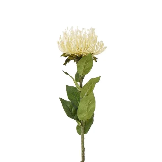Cream Protea Lorea Stem Artificial Flower Stem - Cream – image 1