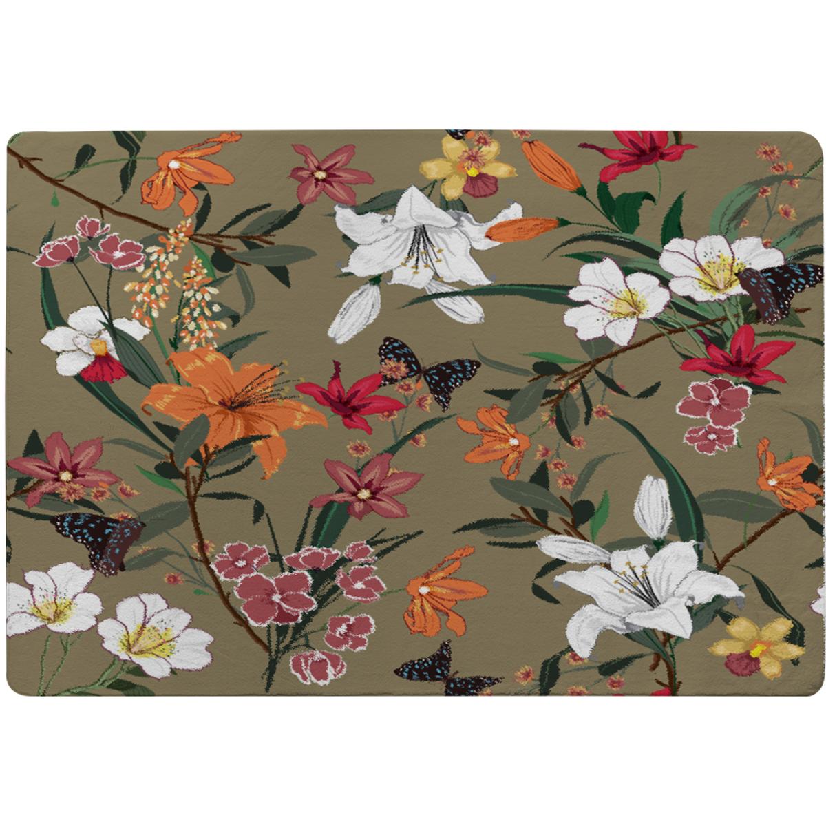 Selection Of Flowers Rug - Brown / 230cm – image 2