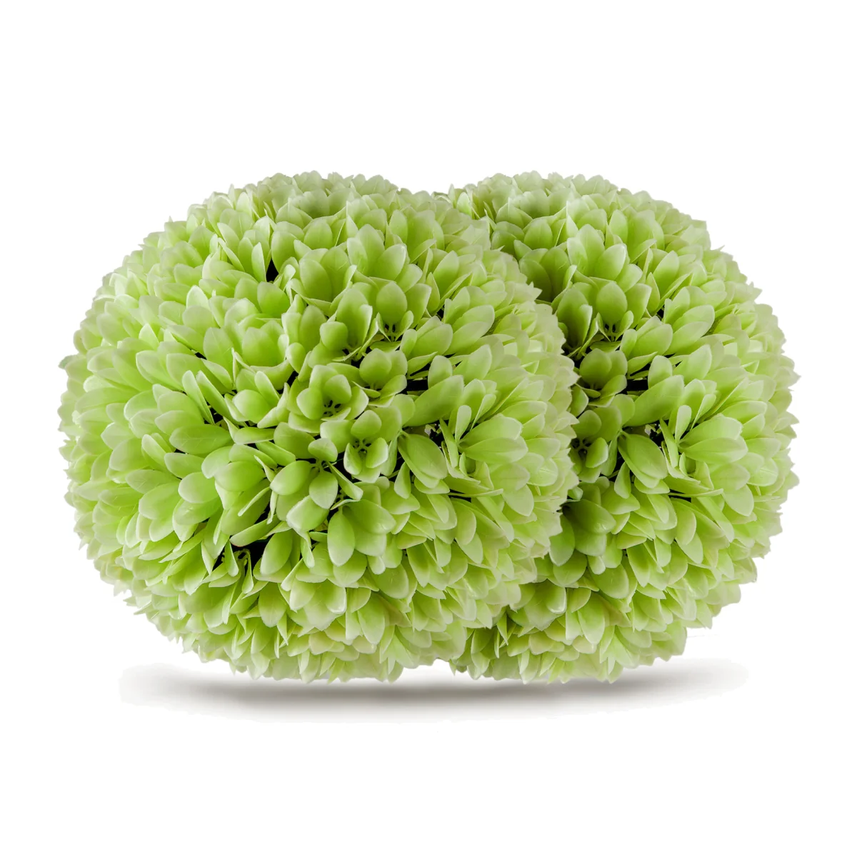 2 PCS Artificial Plant Topiary Balls - Green – image 1