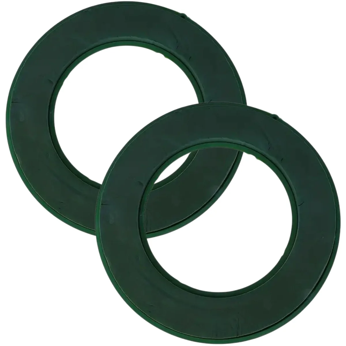 10 Inch Floral Foam Wreath Ring Flower Arranging Small Christmas - Green / 2 – image 2