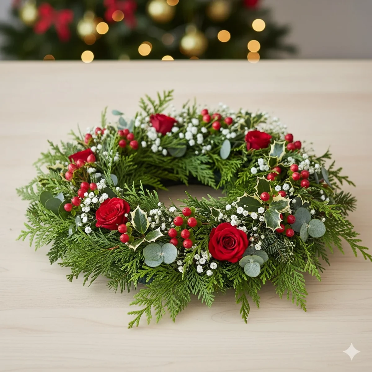 10 Inch Floral Foam Wreath Ring Flower Arranging Small Christmas - Green / 2 – image 4