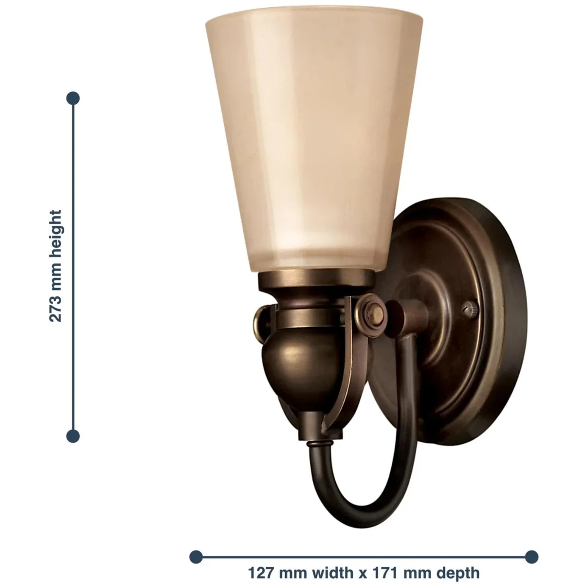Mayflower Wall Light Bronze - Bronze – image 2