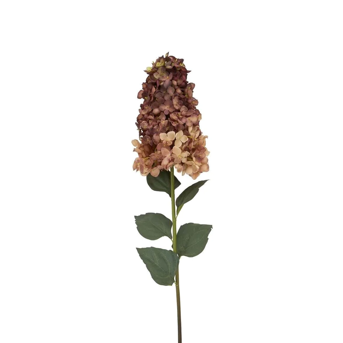 Burgundy Spear Hydrangea Artificial Flower Stem - Burgundy – image 1