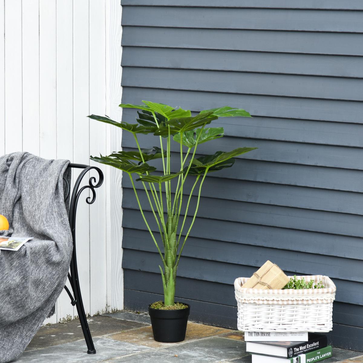 Artificial Monstera Plant - Green – image 2
