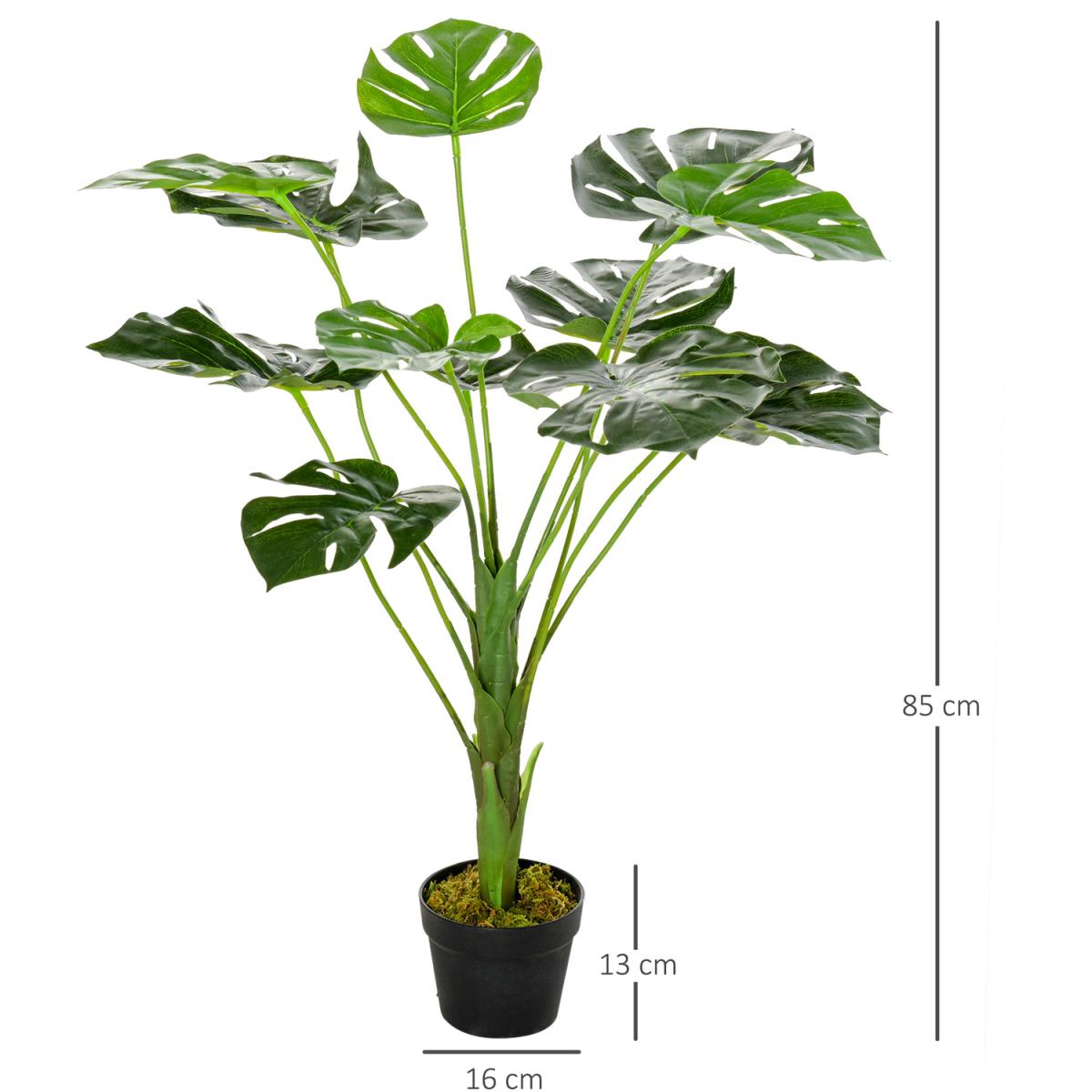 Artificial Monstera Plant - Green – image 5