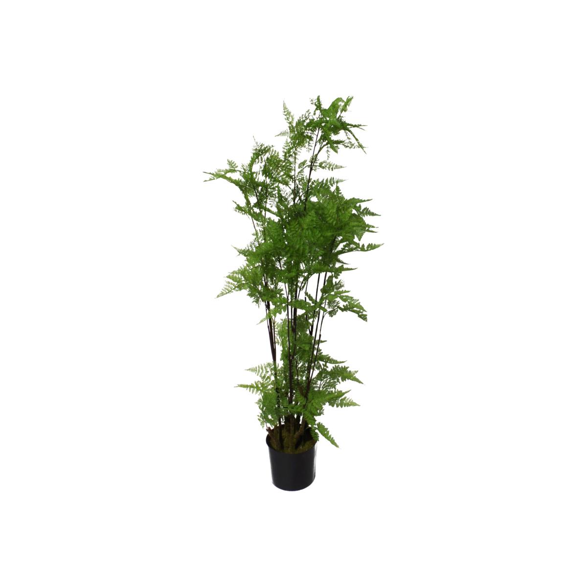 Artificial Natural Moss Base Fern Foliage Plant - Green / 60cm