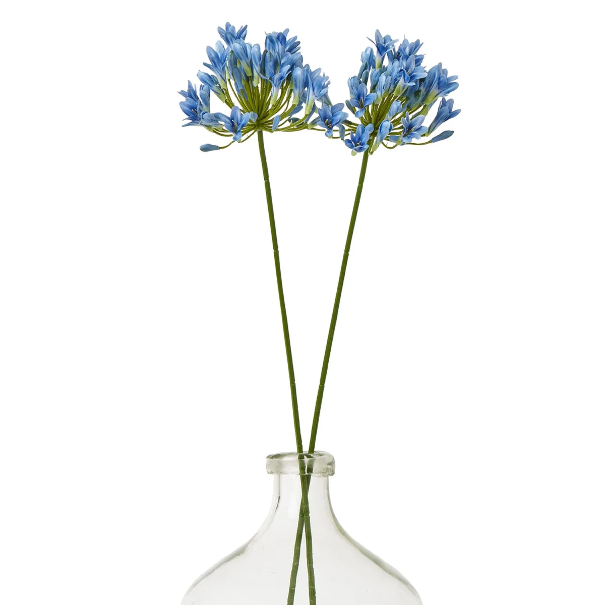 Hill Interiors Agapanthus Artificial Flower Spray - Blue – image 3