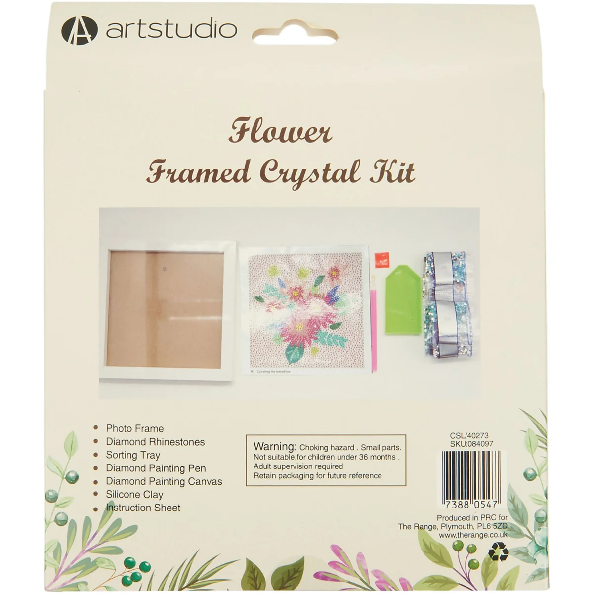Flower or Butterfly Framed Crystal Kit – image 3