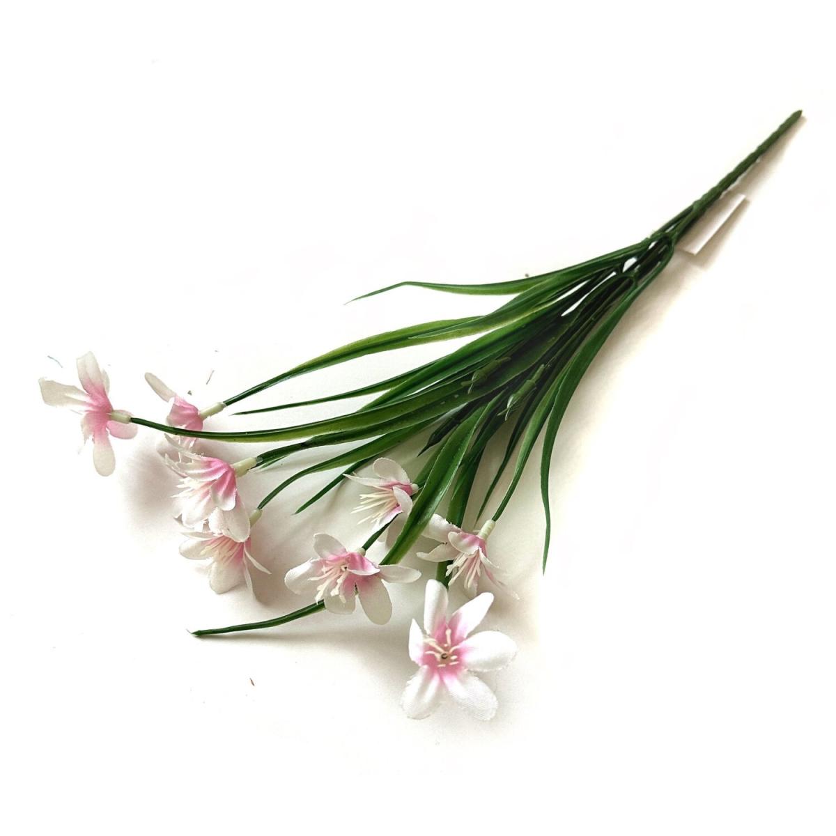 Pack of Artificial Glory Bush Flowering Plants - Pink – image 2