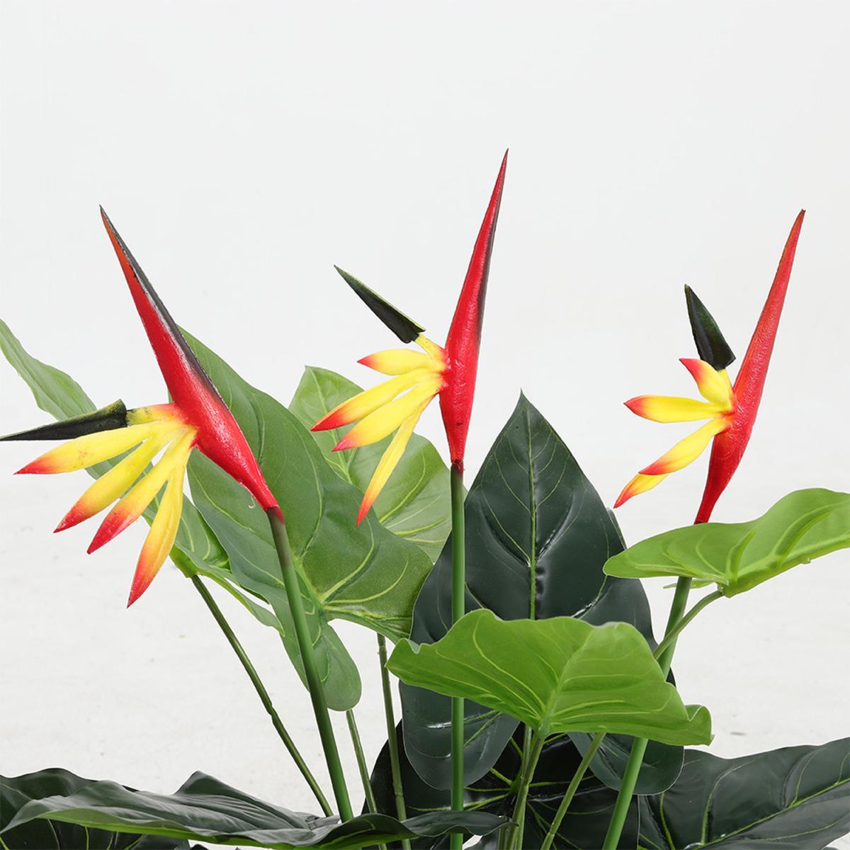 75cm Artificial Potted Bird of Paradise Palm Tree - Green – image 3