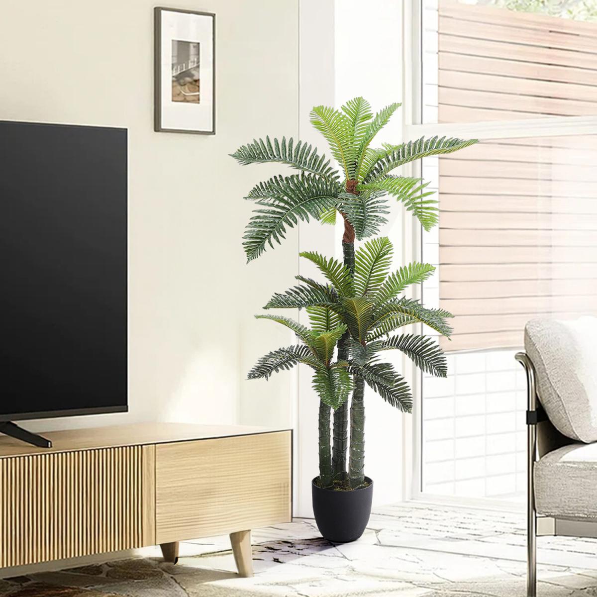 Artificial Phoenix Fern Tree - Green / 140cm