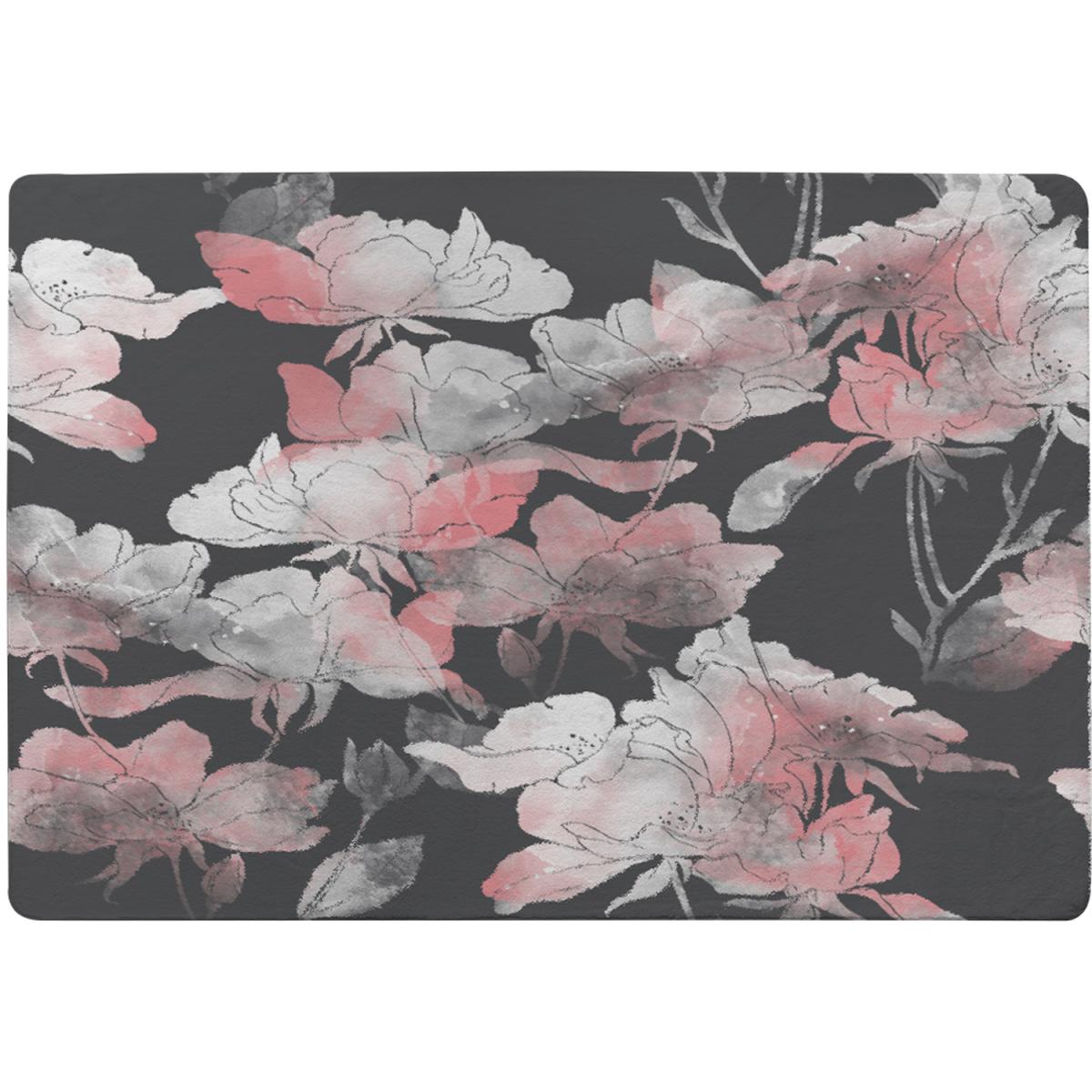 Imprints Flowers And Leaves Of Wild Rose Rug - Pink / 230cm – image 2