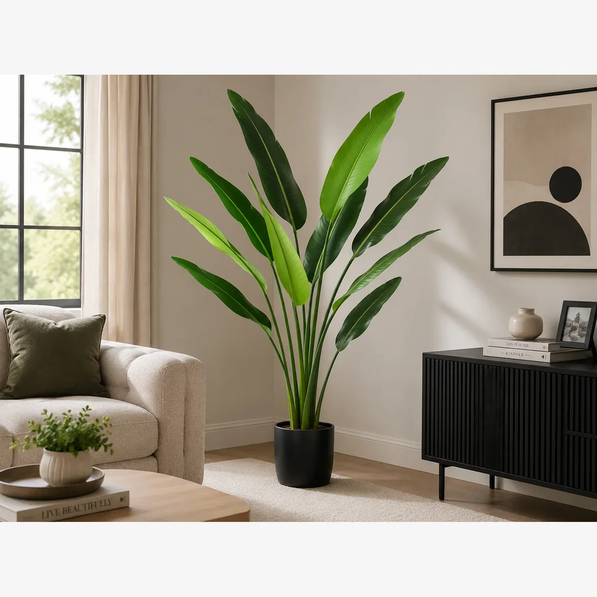 SC Furniture Ltd Artificial Bird of Paradise Plant Tree - Green – image 1