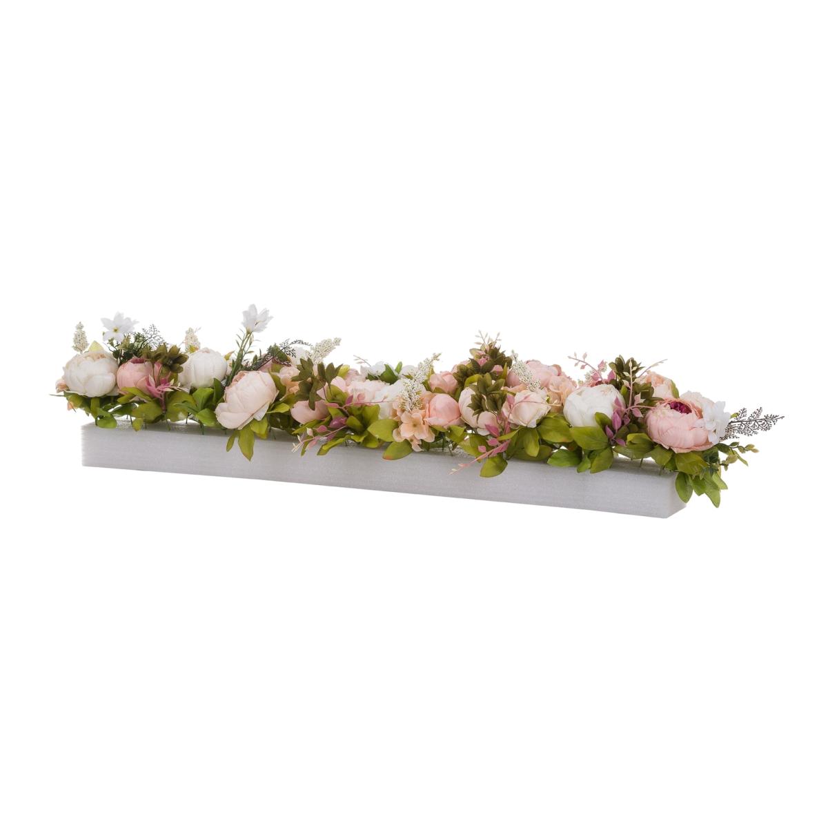 Peony Table Runner Floral Table Decor - Multicolour