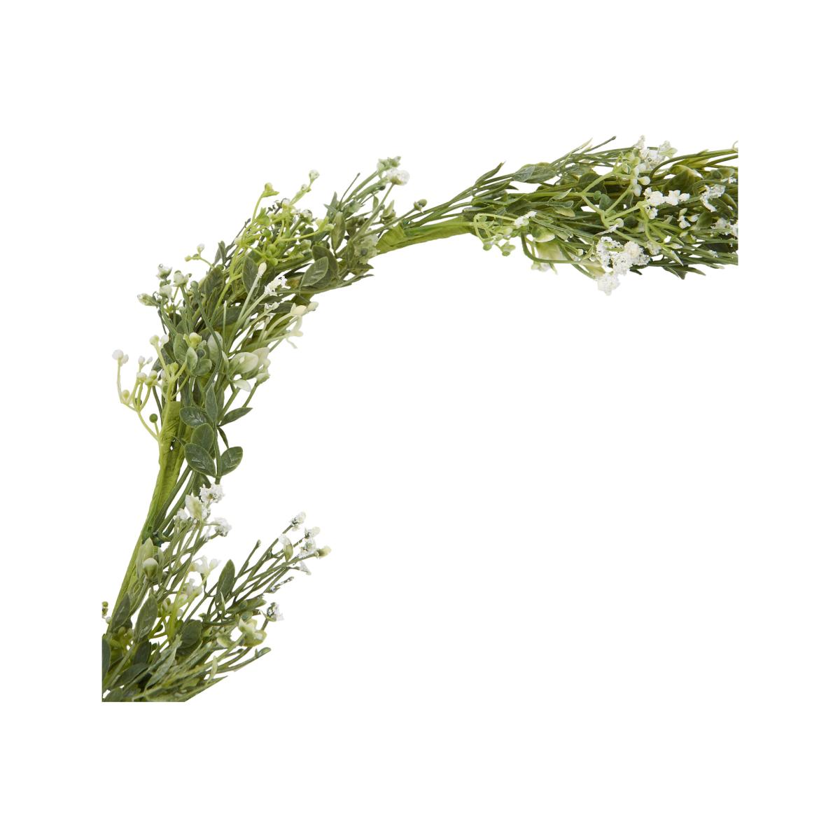 Gypsophila Garland 150cm - White & Green