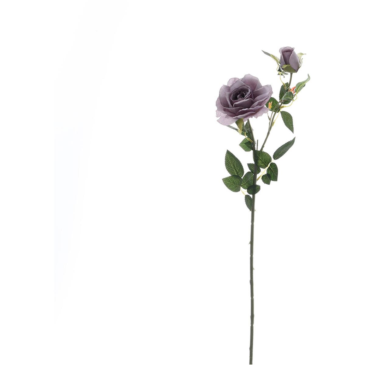 Elegant Natural Touch Rose Stem - Purple – image 6