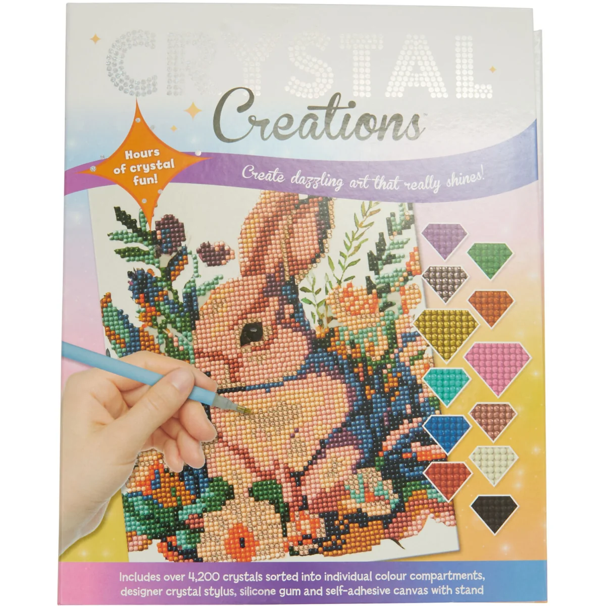 Crystal Creations Easter Flower Bunny – image 2