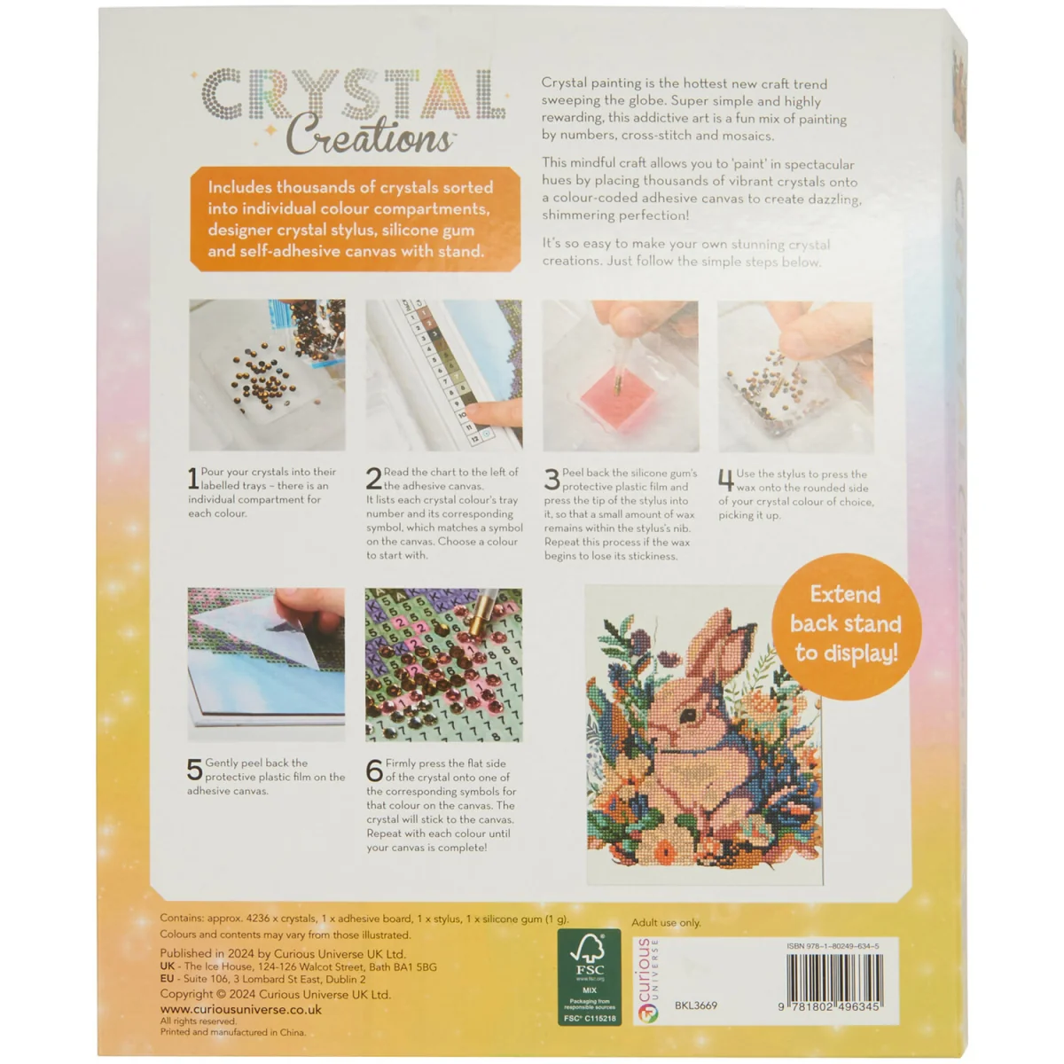 Crystal Creations Easter Flower Bunny – image 3