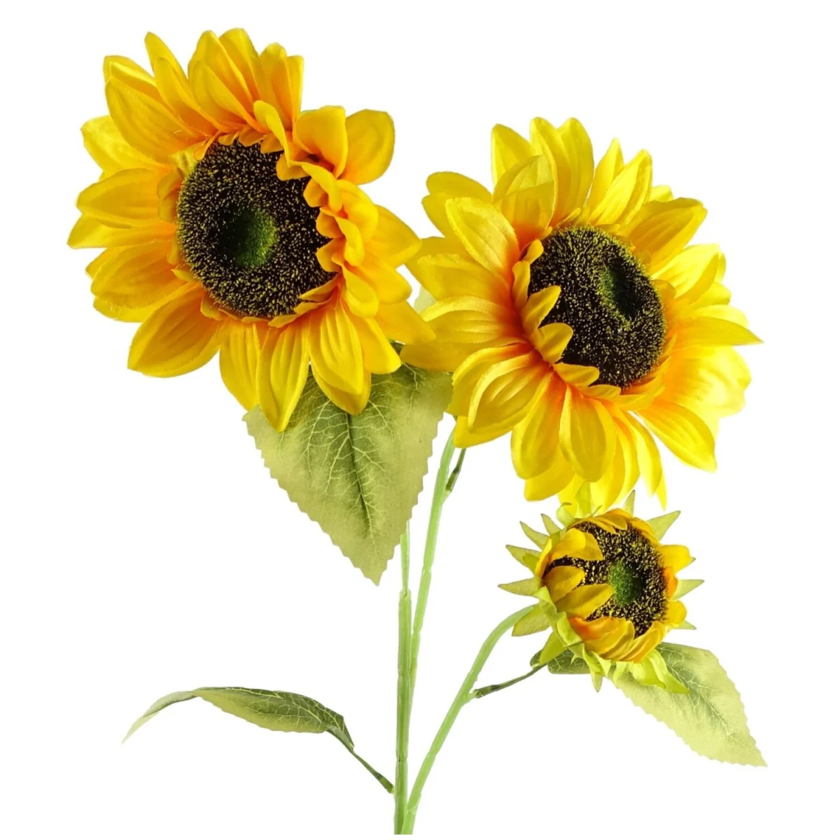 Artificial Sunflower Stem 88cm Floral Arrangement Decor - Yellow – image 2