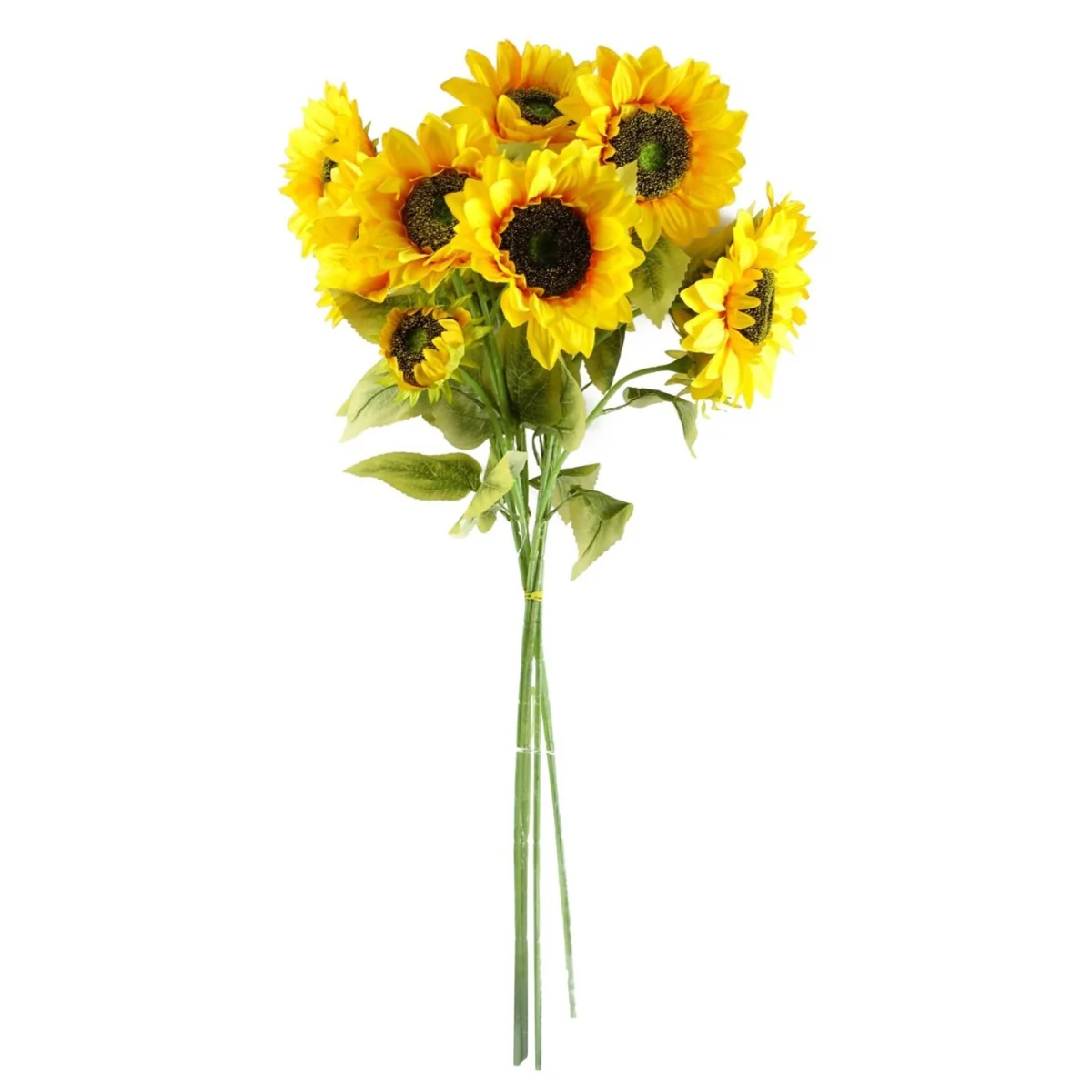 Artificial Sunflower Stem 88cm Floral Arrangement Decor - Yellow – image 4