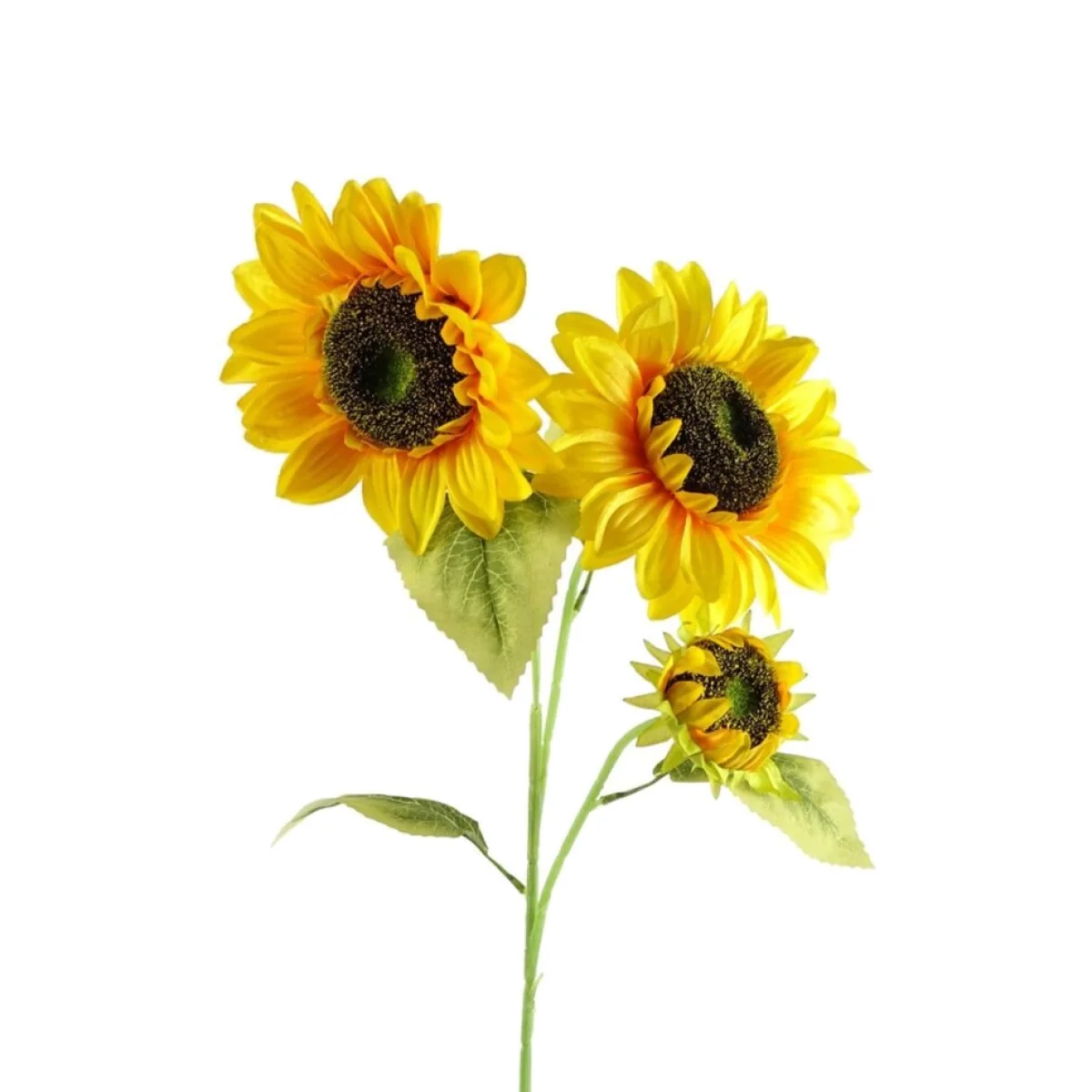 Artificial Sunflower Stem 88cm Floral Arrangement Decor - Yellow – image 1