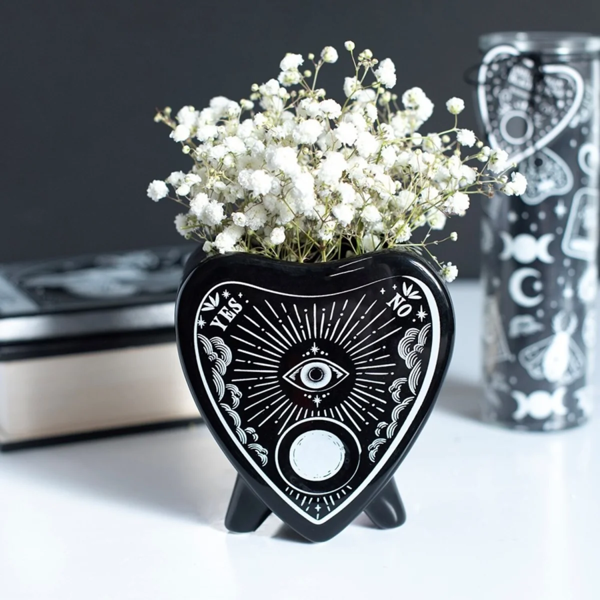 Planchette Flower Vase - Black – image 2