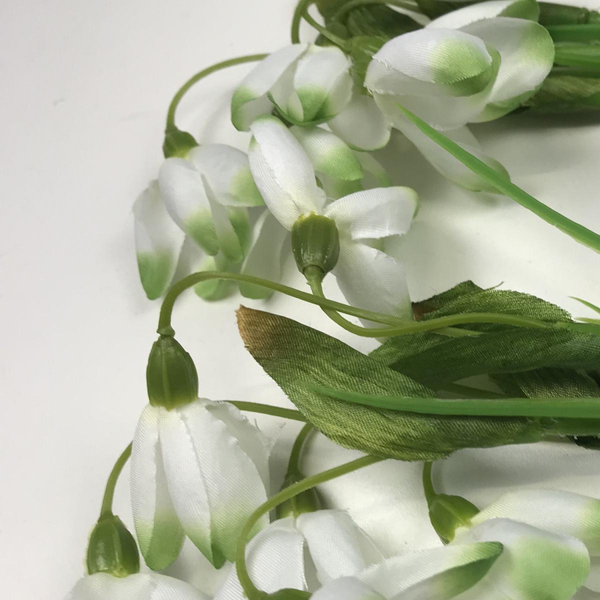 Pack of 3 Snowdrop Flower Sprays - White – image 2
