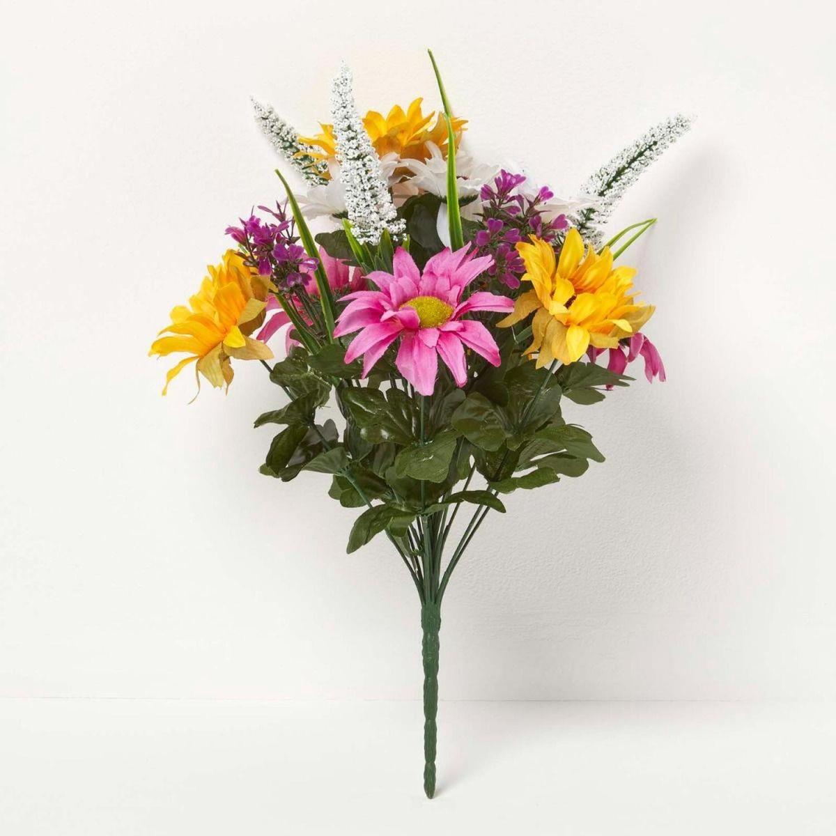 Homescapes Pink  Yellow Sunflower Bouquet - Pink – image 2