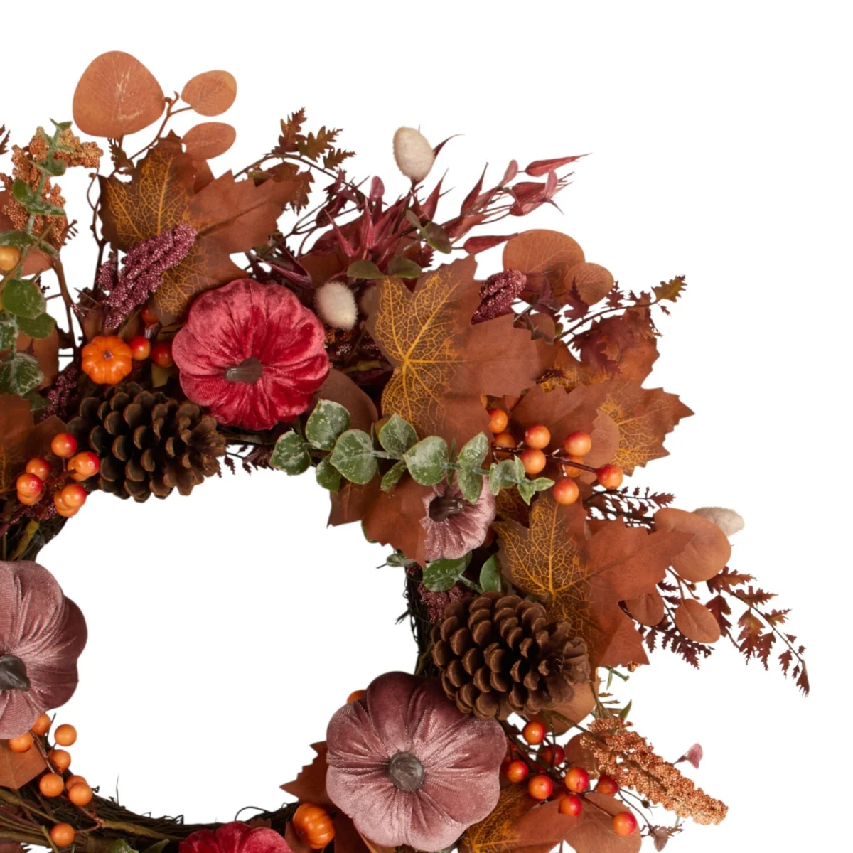 Autumnal Plum Wreath – image 2