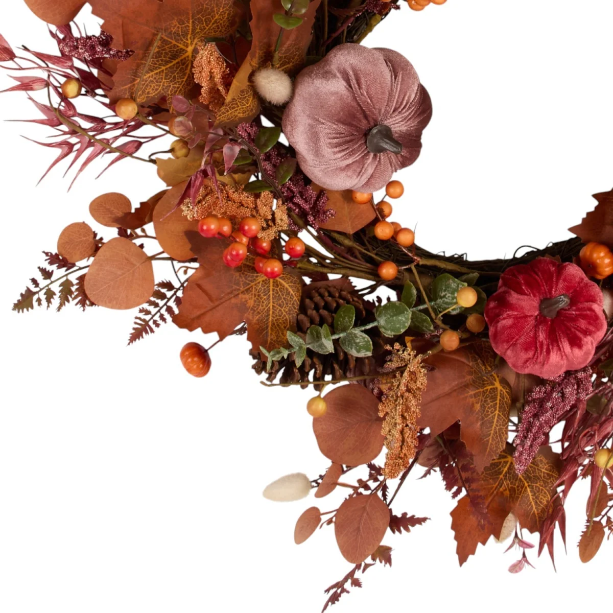 Autumnal Plum Wreath – image 3